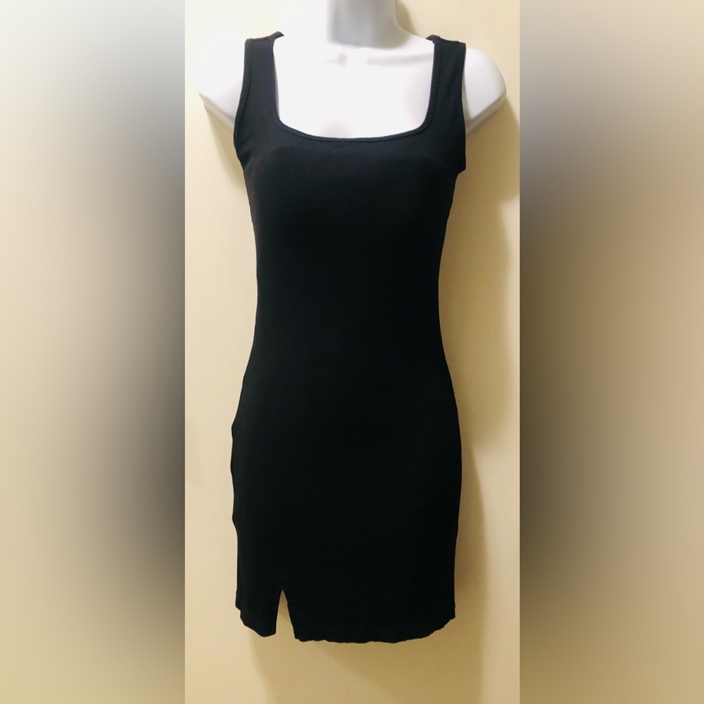 POPILUSH - BodyCon Black Tank Mini Dress